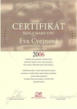 Certifikát Wella